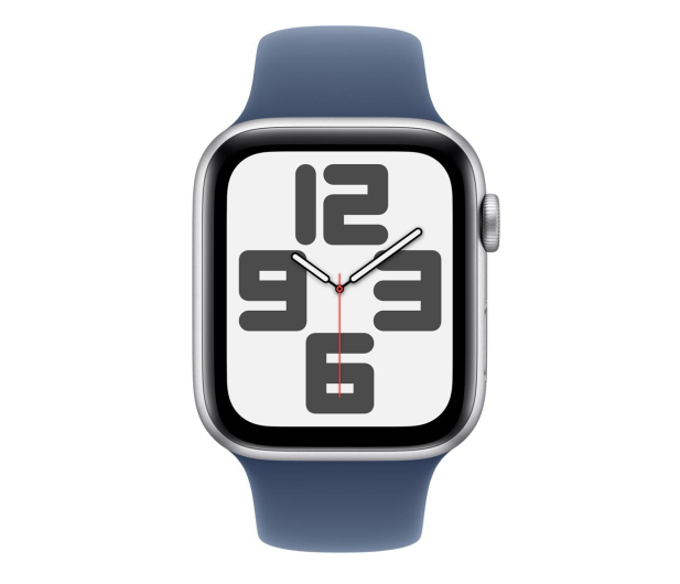APPLE Watch SE 2024 GPS 44mm koperta z aluminium (srebrny) + pasek sportowy rozmiar S/M (denim) - 1278024 - zdjęcie 2